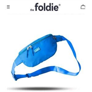 The Foldie Crossbody Bag RFID Safe Travel Nylon Fanny Pack Adjustable Anti-theft